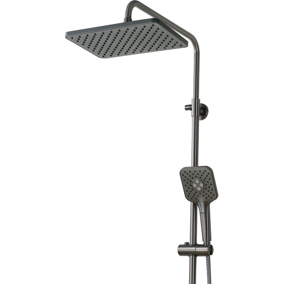 Душевая стойка Aquatek Ника AQ2840BGM, оружейная сталь - фото 2