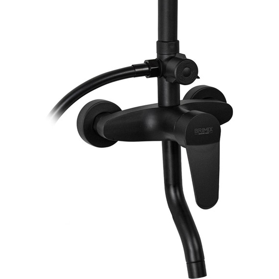 Душевая стойка Brimix 3055, чёрный (материал абс пластик) - фото 2