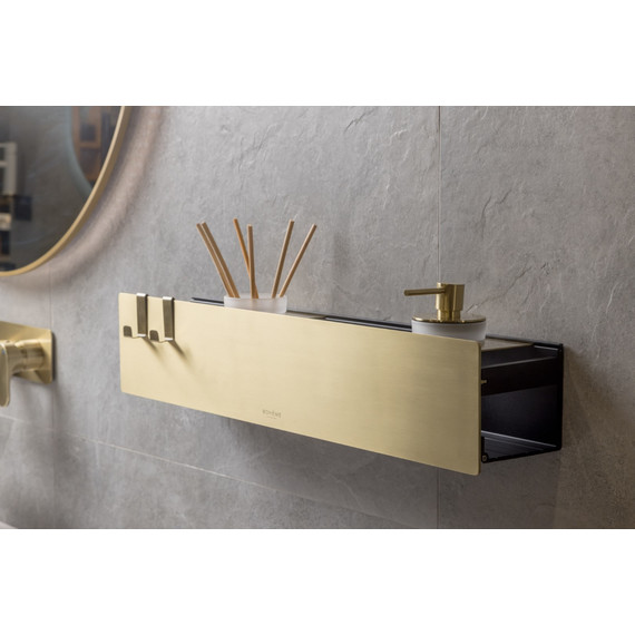 Дозатор для жидкого мыла Boheme Space 10966-MG-DISP, цвет золото матовое - фото 2