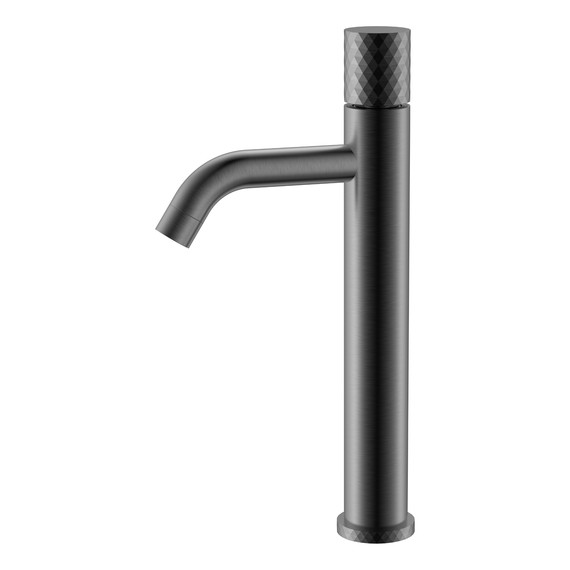 Смеситель для раковины высокий Boheme Stick 122-GM, графит - фото 