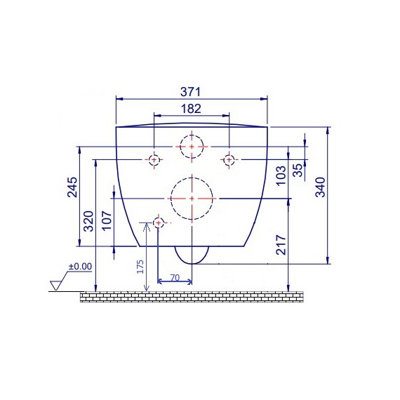 Унитаз-биде подвесной безободковый Boheme Nero 961-SET-2-B с тонкой крышкой микролифт, чёрный матовый - фото 3