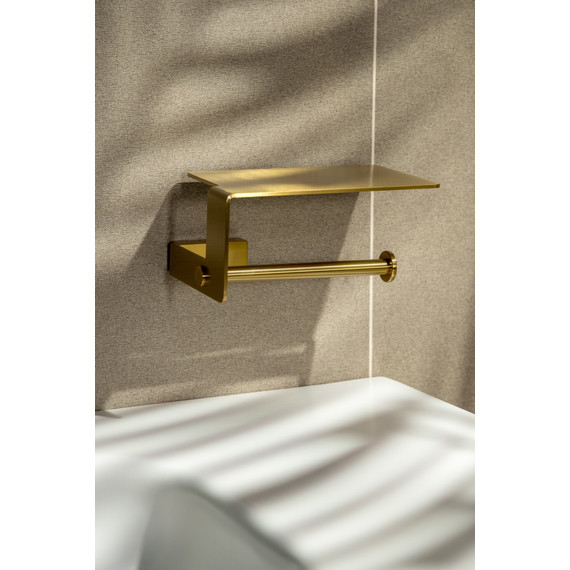 Держатель для туалетной бумаги Boheme Q 10941-BR, цвет бронза - фото 4