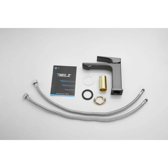 Смеситель для раковины BELZ B10709-3, графит - фото 13