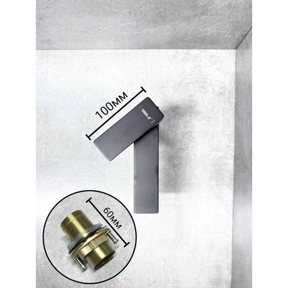 Смеситель для раковины BELZ B10709-7, чёрный - фото 4