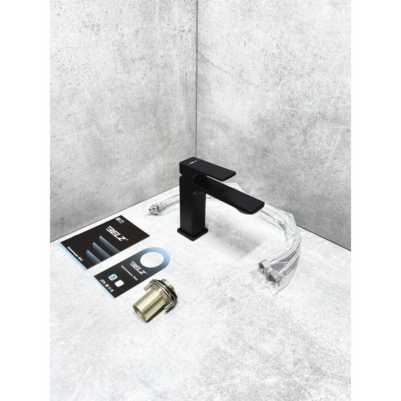 Смеситель для раковины BELZ B10709-7, чёрный - фото 5