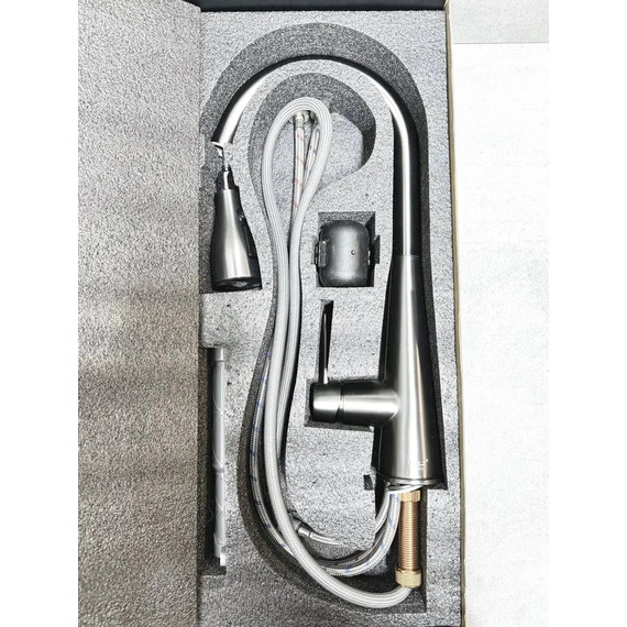 Смеситель для кухни BELZ B74816-3, графит - фото 8