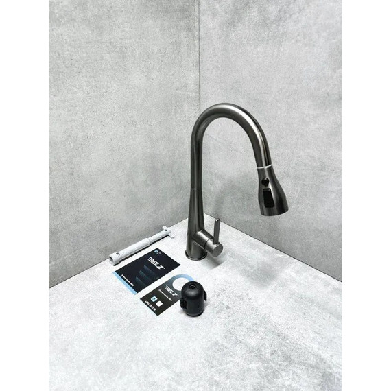 Смеситель для кухни BELZ B74816-3, графит - фото 2