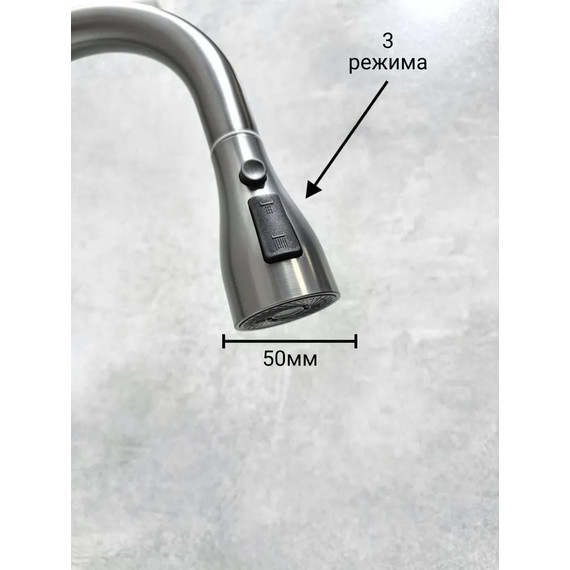 Смеситель для кухни BELZ B74816-3, графит - фото 3