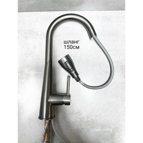 Смеситель для кухни BELZ B74816-3, графит - фото 6