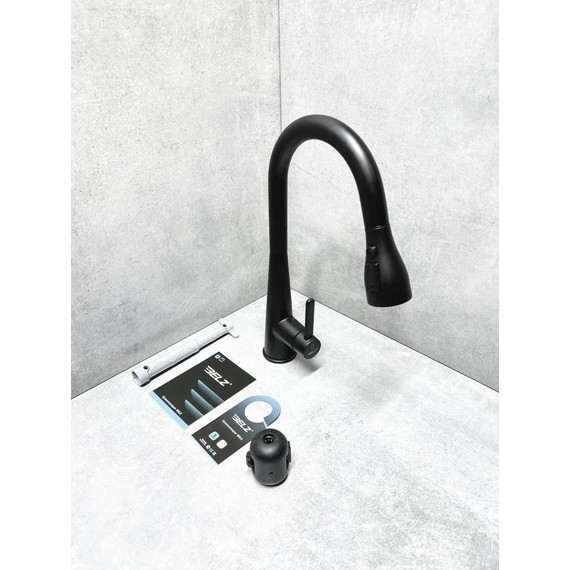 Смеситель для кухни BELZ B74816-7, черный - фото 2