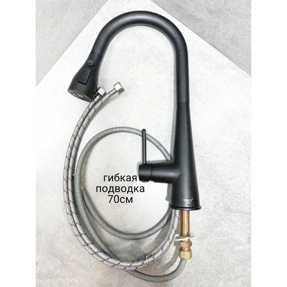 Смеситель для кухни BELZ B74816-7, черный - фото 6