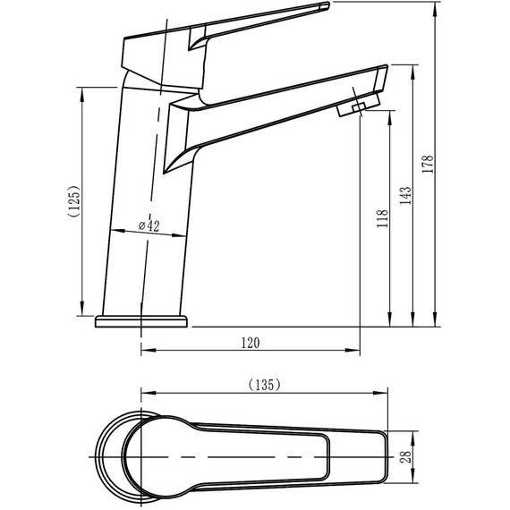 Смеситель для раковины Loranto Inessa LR10287000 - фото 3