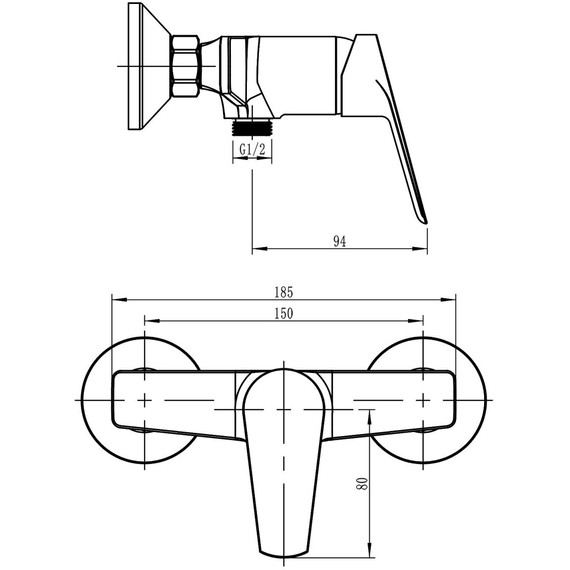Смеситель для душа Loranto Gracia LR40506000 - фото 7