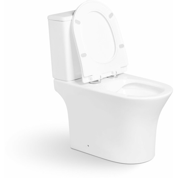 Унитаз-компакт SantiLine SL-5022 с тонкой крышкой микролифт - фото 4