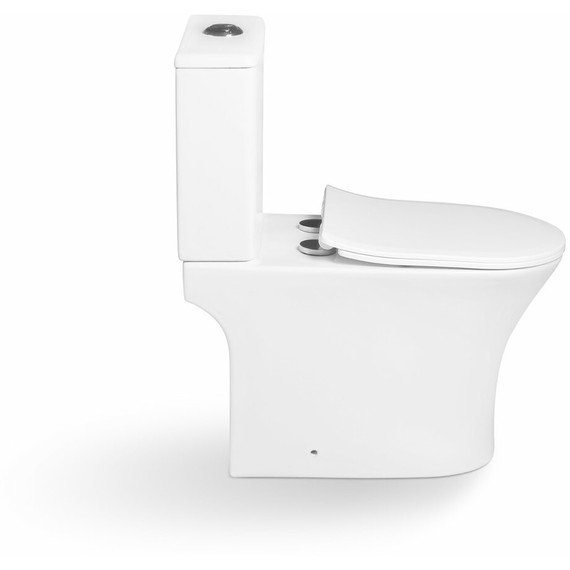 Унитаз-компакт SantiLine SL-5022 с тонкой крышкой микролифт - фото 3