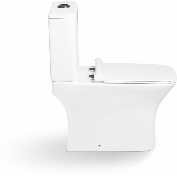 Унитаз-компакт SantiLine SL-5023 с тонкой крышкой микролифт - фото 3