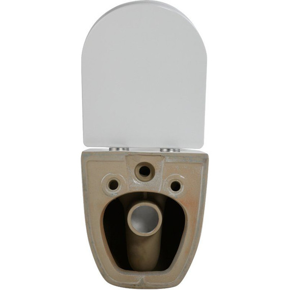 Унитаз подвесной безободковый SantiLine SL-5025Z с тонкой крышкой микролифт (система смыва Торнадо) - фото 3