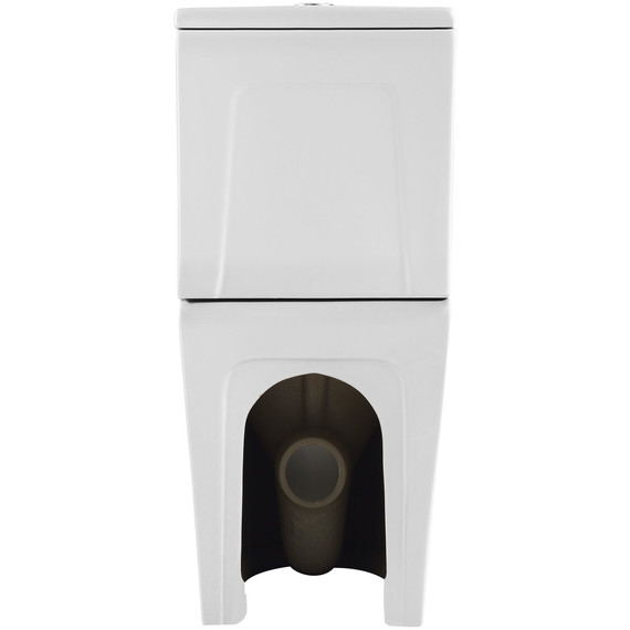 Унитаз-компакт безободковый SantiLine SL-5026 с тонкой крышкой микролифт (система смыва Торнадо) - фото 9