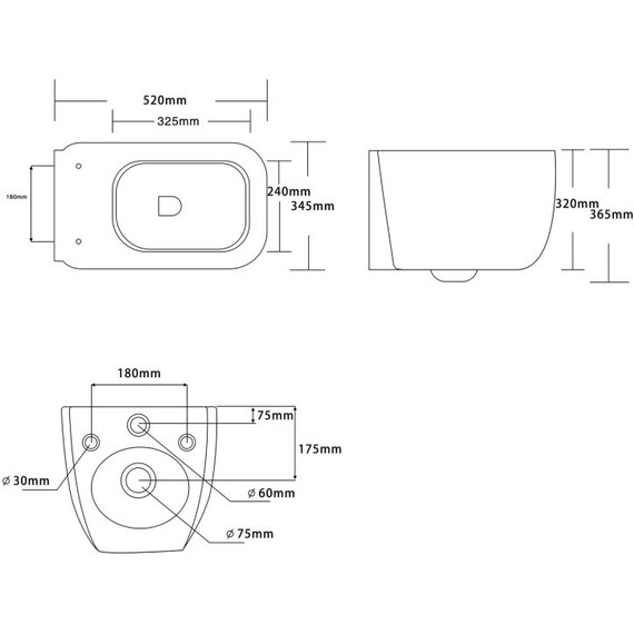 Унитаз подвесной безободковый Cerutti SPA Romina Aria Tornado 10613 с крышкой микролифт (система смыва Торнадо) - фото 6