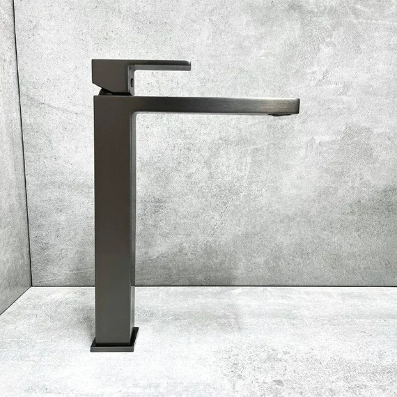 Смеситель для раковины высокий Belz B11613-3, графит - фото 2