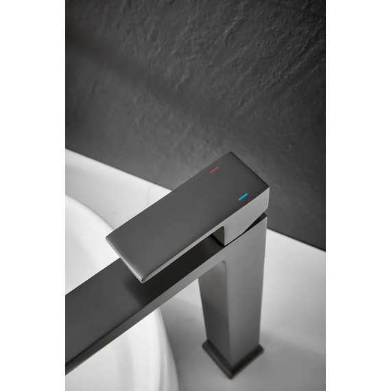 Смеситель для раковины высокий Belz B11613-3, графит - фото 11