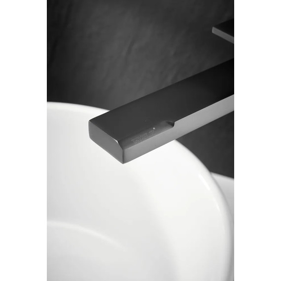 Смеситель для раковины высокий Belz B11613-3, графит - фото 10