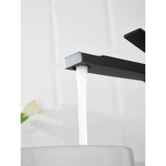 Смеситель для раковины высокий Belz B11613-7, чёрный - фото 13