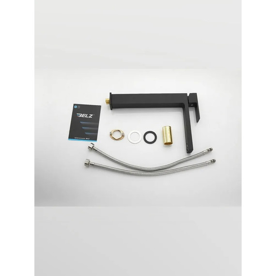 Смеситель для раковины высокий Belz B11613-7, чёрный - фото 22