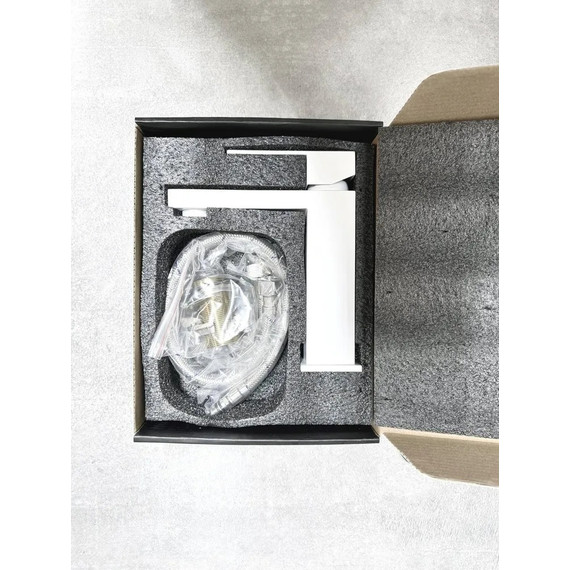 Смеситель для раковины Belz B10817-8, белый - фото 8