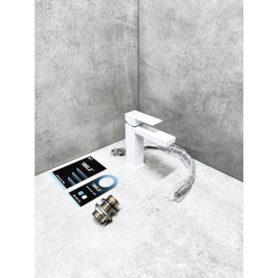 Смеситель для раковины Belz B10817-8, белый - фото 7