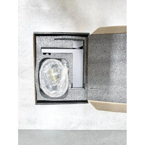 Смеситель для раковины Belz B10817-7, черный - фото 7