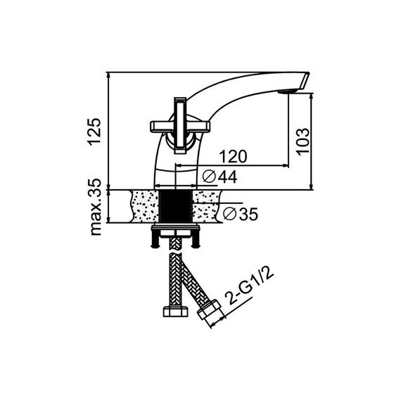 Смеситель для раковины Belz B10832 - фото 16