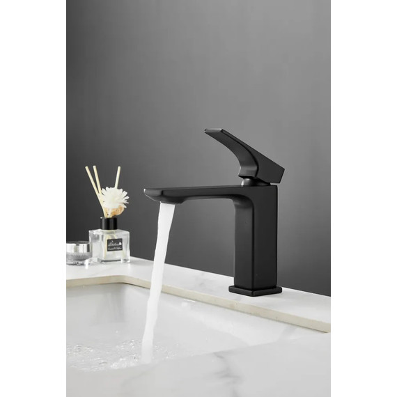 Смеситель для раковины BELZ B10709-7, чёрный - фото 2