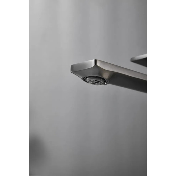 Смеситель для раковины высокий Belz B11709-3, графит - фото 7