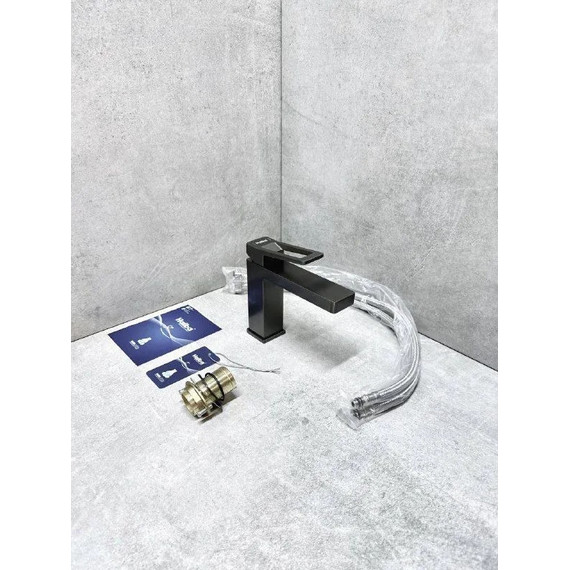 Смеситель для раковины Haiba HB10732-3, графит - фото 5