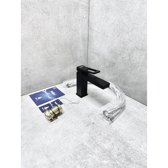 Смеситель для раковины Haiba HB10732-7, чёрный - фото 5