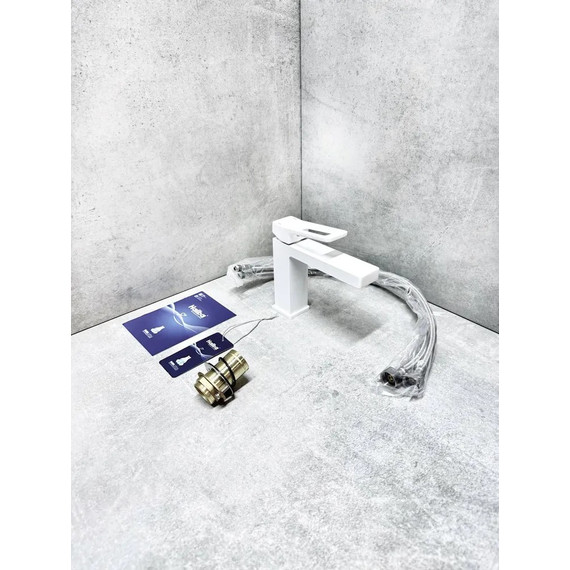 Смеситель для раковины Haiba HB10732-8, белый - фото 5