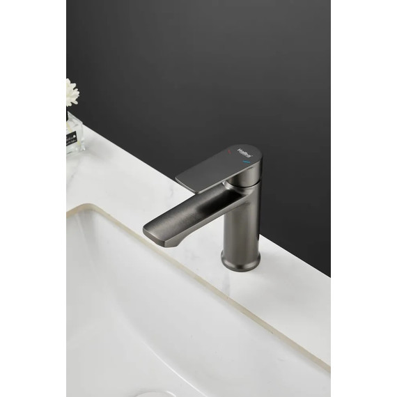 Смеситель для раковины Haiba HB10719-3, графит - фото 7