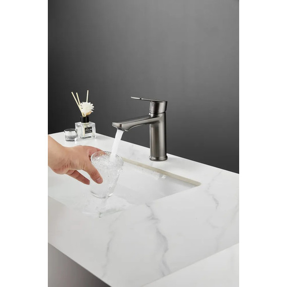 Смеситель для раковины Haiba HB10719-3, графит - фото 10