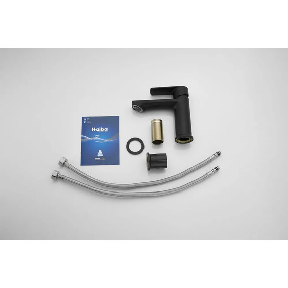 Смеситель для раковины Haiba HB10719-7, чёрный - фото 16