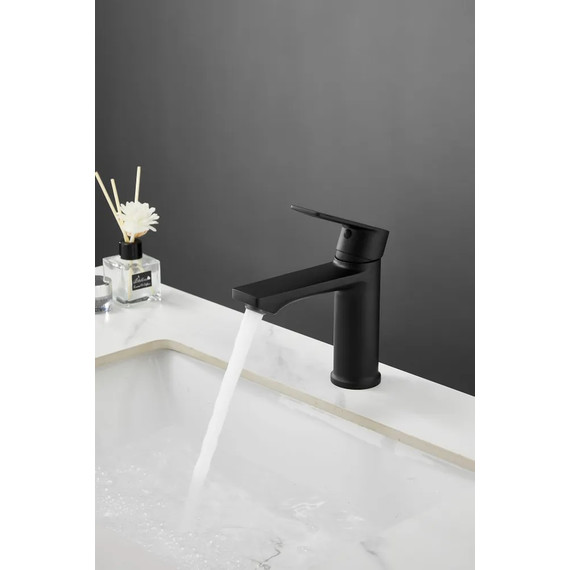 Смеситель для раковины Haiba HB10719-7, чёрный - фото 3