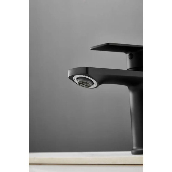 Смеситель для раковины Haiba HB10719-7, чёрный - фото 4
