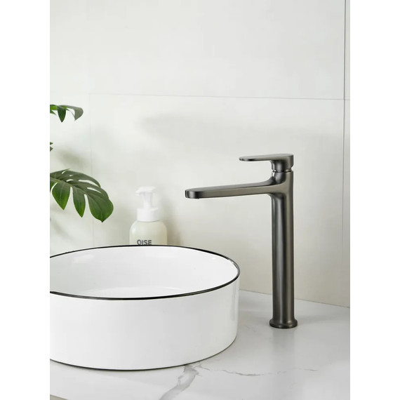 Смеситель для раковины высокий Belz B11713-3, графит - фото 2