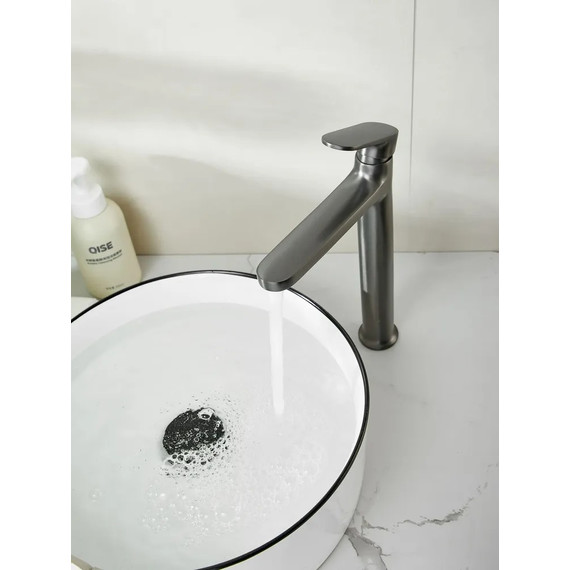 Смеситель для раковины высокий Belz B11713-3, графит - фото 10