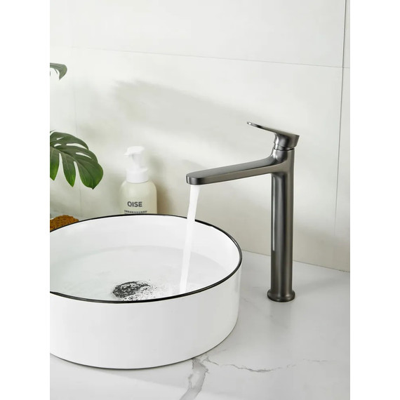 Смеситель для раковины высокий Belz B11713-3, графит - фото 9