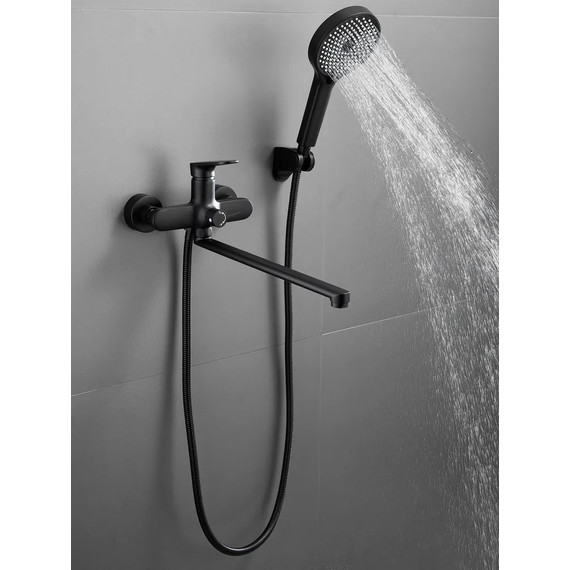 Смеситель для ванны Belz B22713-7, чёрный - фото 6