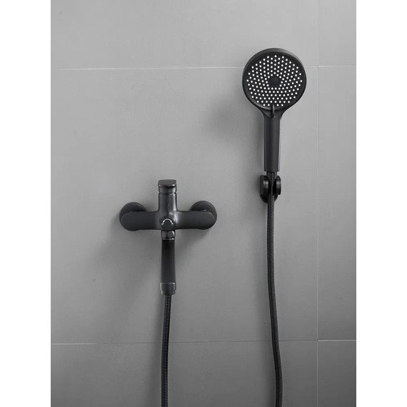 Смеситель для ванны Belz B22713-7, чёрный - фото 3