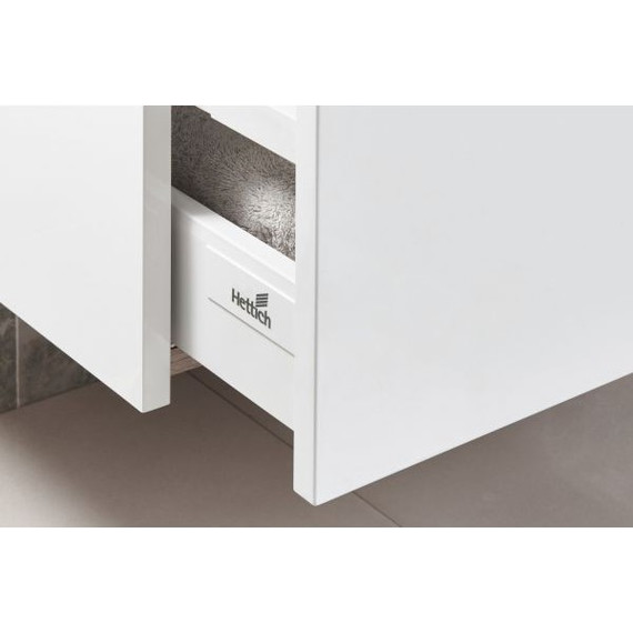 Тумба подвесная с раковиной Roca Up 80 см ZRU9303012, белый - фото 3