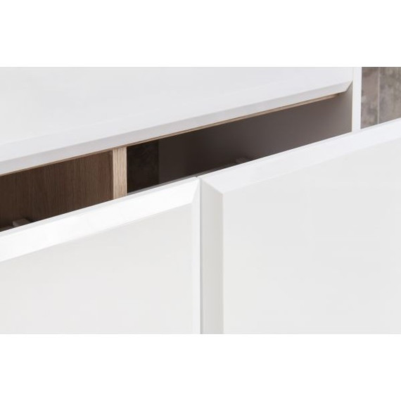 Тумба подвесная с раковиной Roca Up 80 см ZRU9303012, белый - фото 4