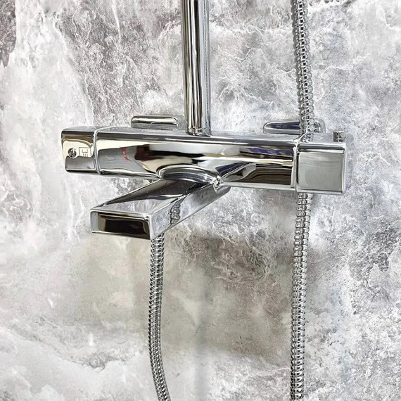 Душевая стойка с термостатом Haiba HB24537 - фото 6